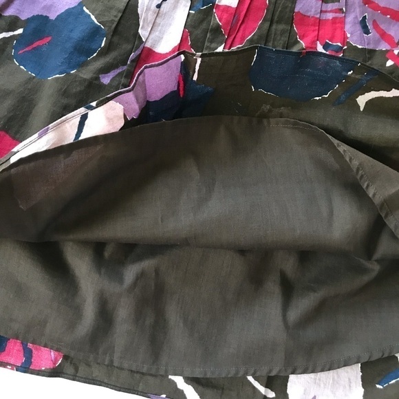 MOSSIMO A-line multi color cotton skirt Size 6 - Picture 6 of 9